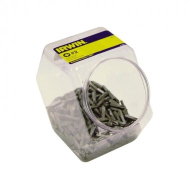 Набор бит  250 шт 1/4" 25 мм, Philips PZ 2 "Grabit Jar", IRWIN