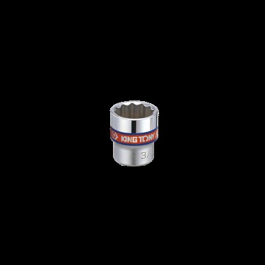 Набір головок 3/8" 13 од. 12-ти грані, короткі, дюймові на планці