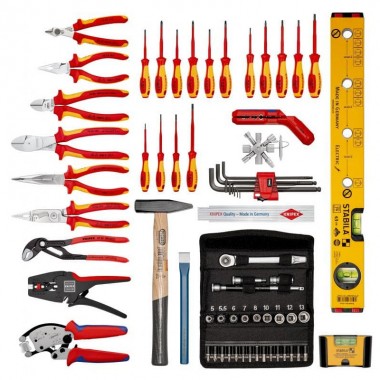 Чемодан для инструментов "BIG Basic Move" ElektroPlus 68 штук KNIPEX 00 21 06