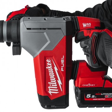 Перфоратор аккумуляторный бесщёточный SDS-PLUS MILWAUKEE M18 ONEFHPX-0 (5Дж) (каркас)