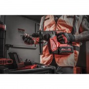Перфоратор акумуляторний SDS-PLUS MILWAUKEE, M18 ONEFHX-0X, 2,5Дж (каркас, патрон FIXTEC 13мм, HDкейс)