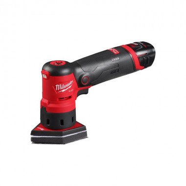 Шлифмашина вибрационная аккумуляторная бесщёточная MILWAUKEE M12 FDSS-422X (ЗУ+2акк.+HDкейс)