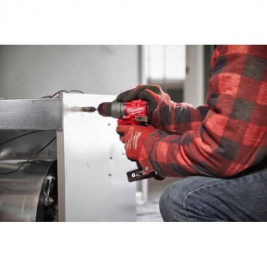 Дриль-шуруповерт акумуляторний безщітковий ударний MILWAUKEE M12 FPD2-202X (37Нм) (ЗУ+2Х2Ач+HDкейс)