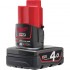 Аккумулятор MILWAUKEE M12 B4 4 Ач 4932430065 Аккумулятор MILWAUKEE M12 B4 4 Ач 4932430065
