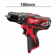 Аккумуляторная дрель-шуруповерт, крут. мом 30 Нм, MILWAUKEE M12 BPD-202C 4933441940