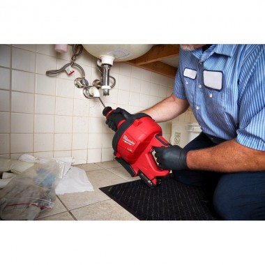 Машина прочистна акумуляторна MILWAUKEE, M18 FDCPF10-0C, трос 10м (відро) Машина прочистна акумуляторна MILWAUKEE, M18 FDCPF10-0C, трос 10м (відро)