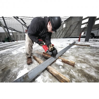 Шліфмашина кутова - болгарка акумуляторна безщіткова MILWAUKEE, M18 FLAG230XPDB-0С, діаметр 230мм (антивібраційна бокова рукоятк