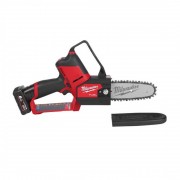 Пила ланцюгова акумуляторна шина 15 см MILWAUKEE M12 FUEL FHS-602X (+ заряд.пристрій, 2 акум., HD кейс)