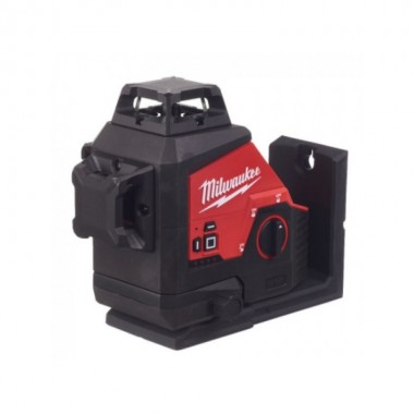 Нівелір лазерний 3D акумуляторний MILWAUKEE, M12 3PL-401C (+заряд. пристрій. ,1акум.Х4Аг, кейс)