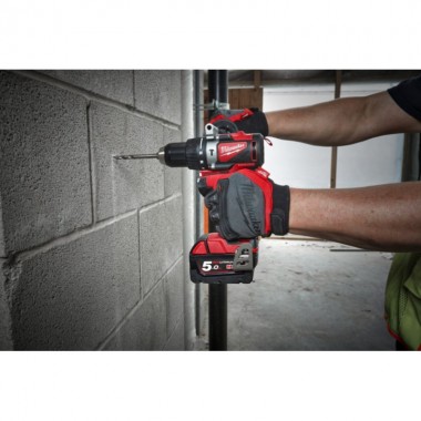 Дриль-шурупокрут з ударом акумуляторний MILWAUKEE, M18 BLPD2-502X