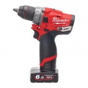 Дрель-шуруповёрт аккумуляторная бесщёточная MILWAUKEE M12 FDD-0 (44Нм) (каркас)
