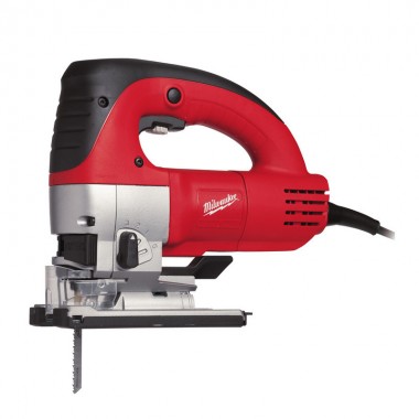 Лобзик MILWAUKEE, JSPE 135 TX, 750Вт (+ полотна 5 шт., перехідник, кабель 4 м, насадка проти сколів, щиток від пилу, знімна плас