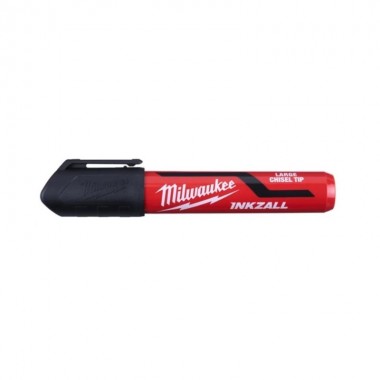 Маркер INKZALL Black L Chisel Tip 1 шт. MILWAUKEE 4932471555