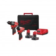 Набір з 2х інструментів безщіткових акумуляторних MILWAUKEE M12 FPP2A2-602X