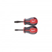 Набор коротких отверток магнитных с трехгранной рукояткой (2шт) MILWAUKEE 4932471810