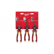 Набір VDE інструмента діелектричного MILWAUKEE (3шт),(пасатижі, бокорізи, догогубці)