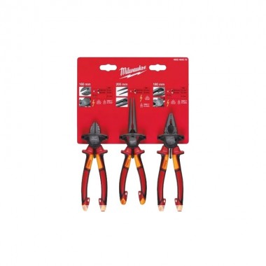 Набір кусачки, довгогубці, пасатижі VDE Набір кусачки, довгогубці, пасатижі VDE