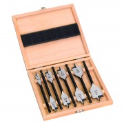 Набір свердл пір'яних MILWAUKEE (8шт), пластиковий кейс