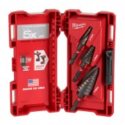 Набір ступінчастих свердл SHOCKWAVE Impact Duty MILWAUKEE, (3шт), пластикова коробка