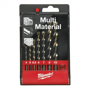 Набор универсальных сверл из 7 шт MILWAUKEE MPD 4932352836