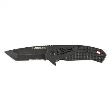 Нож MILWAUKEE HARDLINE Serrated выкидной с зазубренным лезвием 48221998