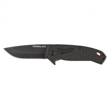 Нож MILWAUKEE HARDLINE Smooth выкидной с гладким лезвием 48221994