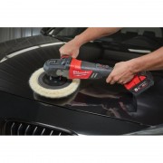Машина полірувальна кутова акумуляторна безщіткова MILWAUKEE M18 FAP180-0, діаметр 180мм (полірувальна платформа, пилезахисний е