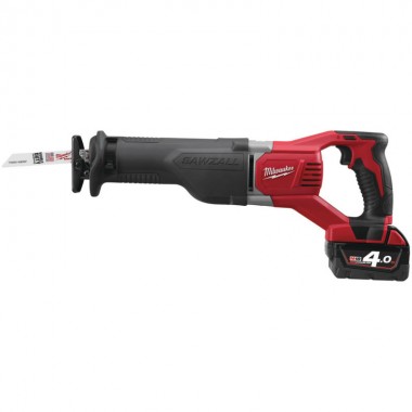 Пила сабельная аккумуляторная MILWAUKEE, M18 BSX-402C (ЗУ, 2х4Ач, кейс)