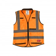 Жилет сигнальный Hi-Viz PREMIUM MILWAUKEE оранжевый, размер L/XL