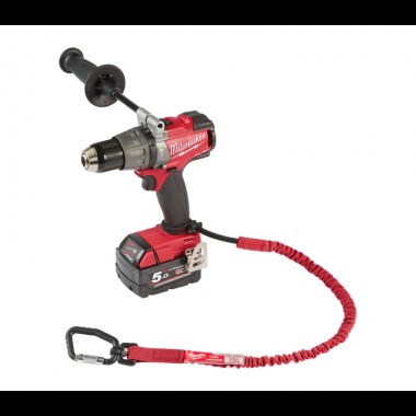 Страховочный эластичный строп для электроинструмента весом до 4.5 кг MILWAUKEE 4932471351 Страховочный эластичный строп для электроинструмента весом до 4.5 кг MILWAUKEE 4932471351