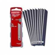 Леза змінні сегментовані 18 мм Milwaukee (10 шт/упак) (заміна для 48229118) коробка з пластику