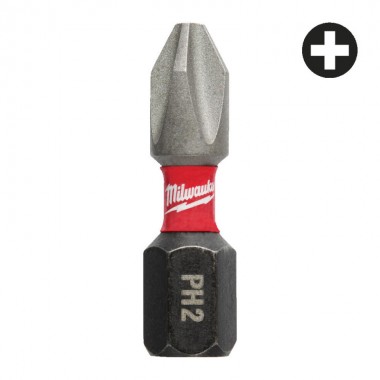 Насадка Milwaukee SHOCKWAVE PH2 25мм (25 шт)
