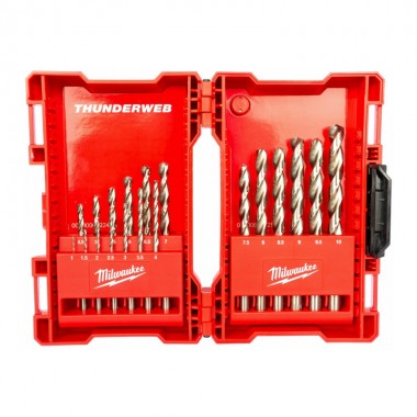 Дисплей из 6шт Наборов сверл по металлу Milwaukee HSS-G THUNDERWEB (19 шт)