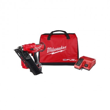 Пистолет гвоздезабивной аккумуляторный бесщёточный MILWAUKEE M18 FFN-502C (50-90мм)(ЗУ+2акХ5Ач+кейс)