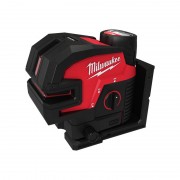 Нивелир 4х точечный лазерный аккумуляторный MILWAUKEE M12 CLL4P-301C (зелёный луч) (ЗУ+1Х3Ач+кейс)