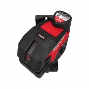 Нивелир 4х точечный лазерный аккумуляторный MILWAUKEE M12 CLL4P-301C (зелёный луч) (ЗУ+1Х3Ач+кейс)