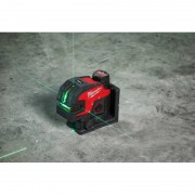 Нивелир 4х точечный лазерный аккумуляторный MILWAUKEE M12 CLL4P-301C (зелёный луч) (ЗУ+1Х3Ач+кейс)