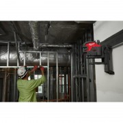 Нивелир 4х точечный лазерный аккумуляторный MILWAUKEE M12 CLL4P-301C (зелёный луч) (ЗУ+1Х3Ач+кейс)