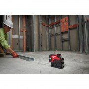 Нивелир 4х точечный лазерный аккумуляторный MILWAUKEE M12 CLL4P-301C (зелёный луч) (ЗУ+1Х3Ач+кейс)