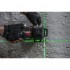 Аккумуляторный лазерный нивелир M12 3PL-0C Вращение 330˚ с зелёным лучом MILWAUKEE