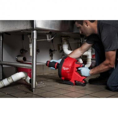 Машина прочистна акумуляторна MILWAUKEE, M18 FDCPF10-0C, трос 10м (відро) Машина прочистна акумуляторна MILWAUKEE, M18 FDCPF10-0C, трос 10м (відро)