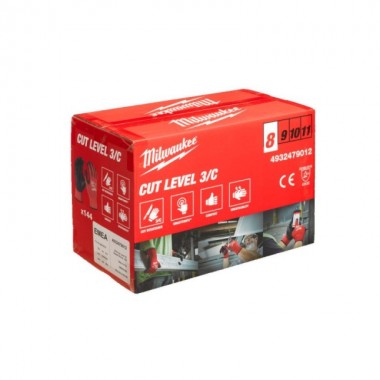 Рукавиці робочі MILWAUKEE, з опором порізам 3/C рівня, розмір 7/S, (144шт)