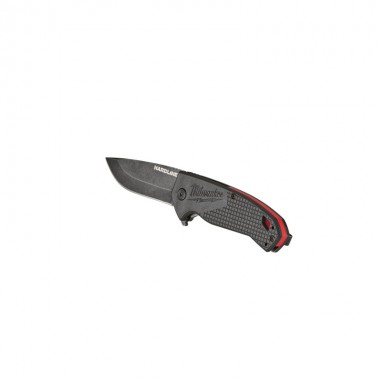Нож MILWAUKEE HARDLINE Smooth выкидной с гладким лезвием 48221994