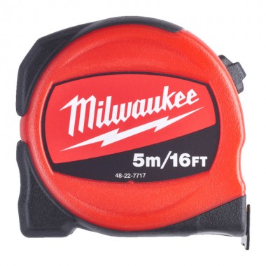 Рулетка MILWAUKEE SLIMLINE S5-16/25 5 м/16" 48227717