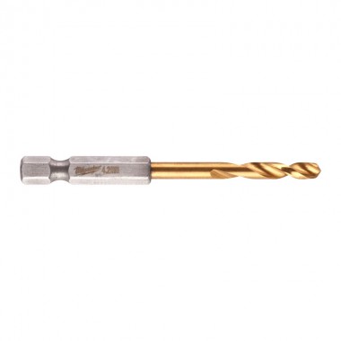 Свердло по металу Milwaukee RedHEX HSS-G TiN 4.2мм (1 шт)