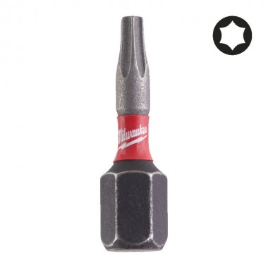 Насадка Milwaukee SHOCKWAVE TX10 25мм (2 шт)