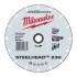 Диск алмазный Speedcross STEELHEAD™ 230 MILWAUKEE, Ø230мм, (металл, нержавейка)