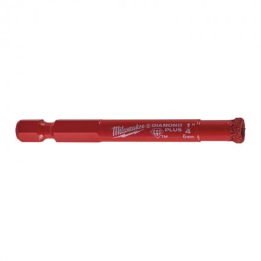 Алм. Корончатое сверло Diamond Plus Ø 6мм (1 шт) Алм. Корончатое сверло Diamond Plus Ø 6мм (1 шт)