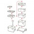 Ящик органайзер QBRICK SYSTEM ONE  ORGANIZER XL RED ULTRA HD 582 x 387 x 131