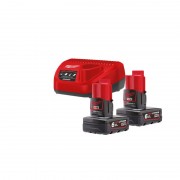 Комплект аккумулятор и зарядное устройство MILWAUKEE M12 NRG-602 4933451903